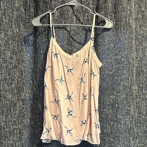 GAP Blush Camisole with Bird Design
